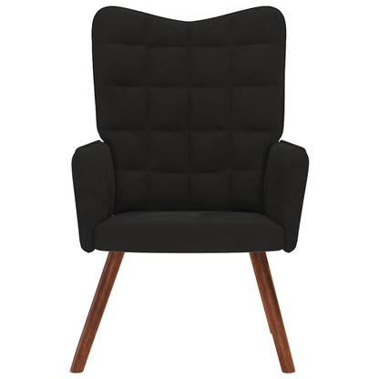 Fåtölj Svart Vilstol sammet
