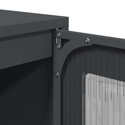 TV-Möbel DIV. TV-Bänk antracit 100,5x39x60,5 cm kallvalsat stål