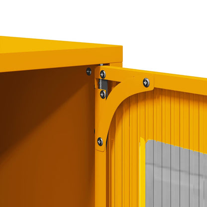 TV-Möbel DIV. TV-Bänk senapsgul 100,5x39x60,5 cm kallvalsat stål