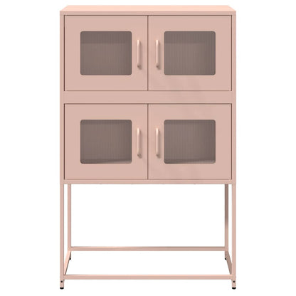 Skåp DIV. rosa 68x39x107 cm stål