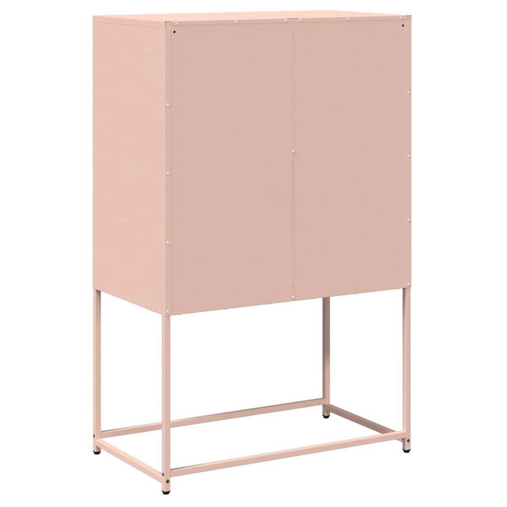 Skåp DIV. rosa 68x39x107 cm stål