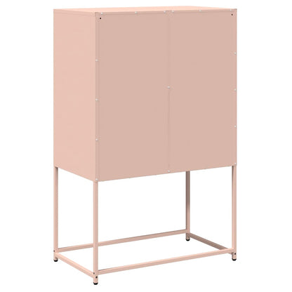 Skåp DIV. rosa 68x39x107 cm stål