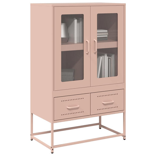 Skåp DIV. rosa 68x39x111,5 cm stål