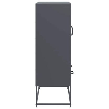 Skåp DIV. antracit 68x39x111,5 cm stål