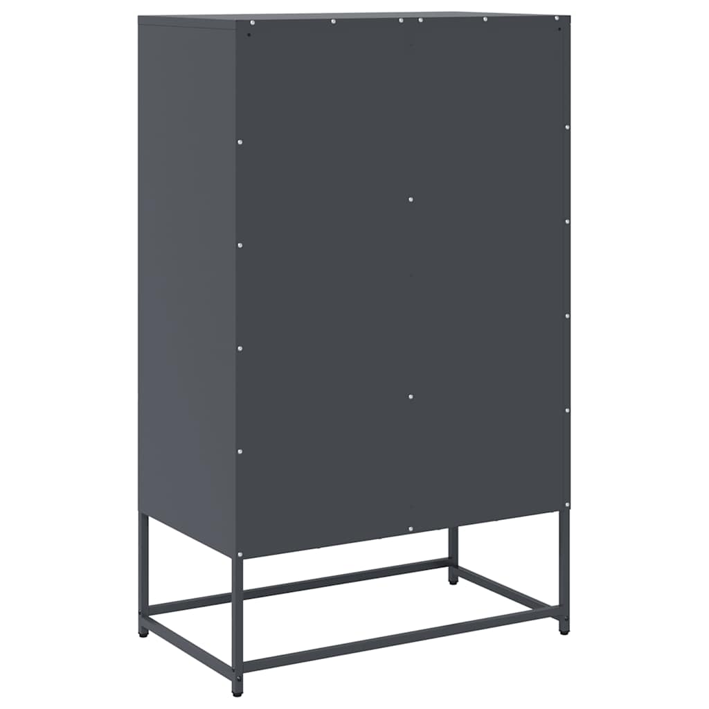 Skåp DIV. antracit 68x39x111,5 cm stål