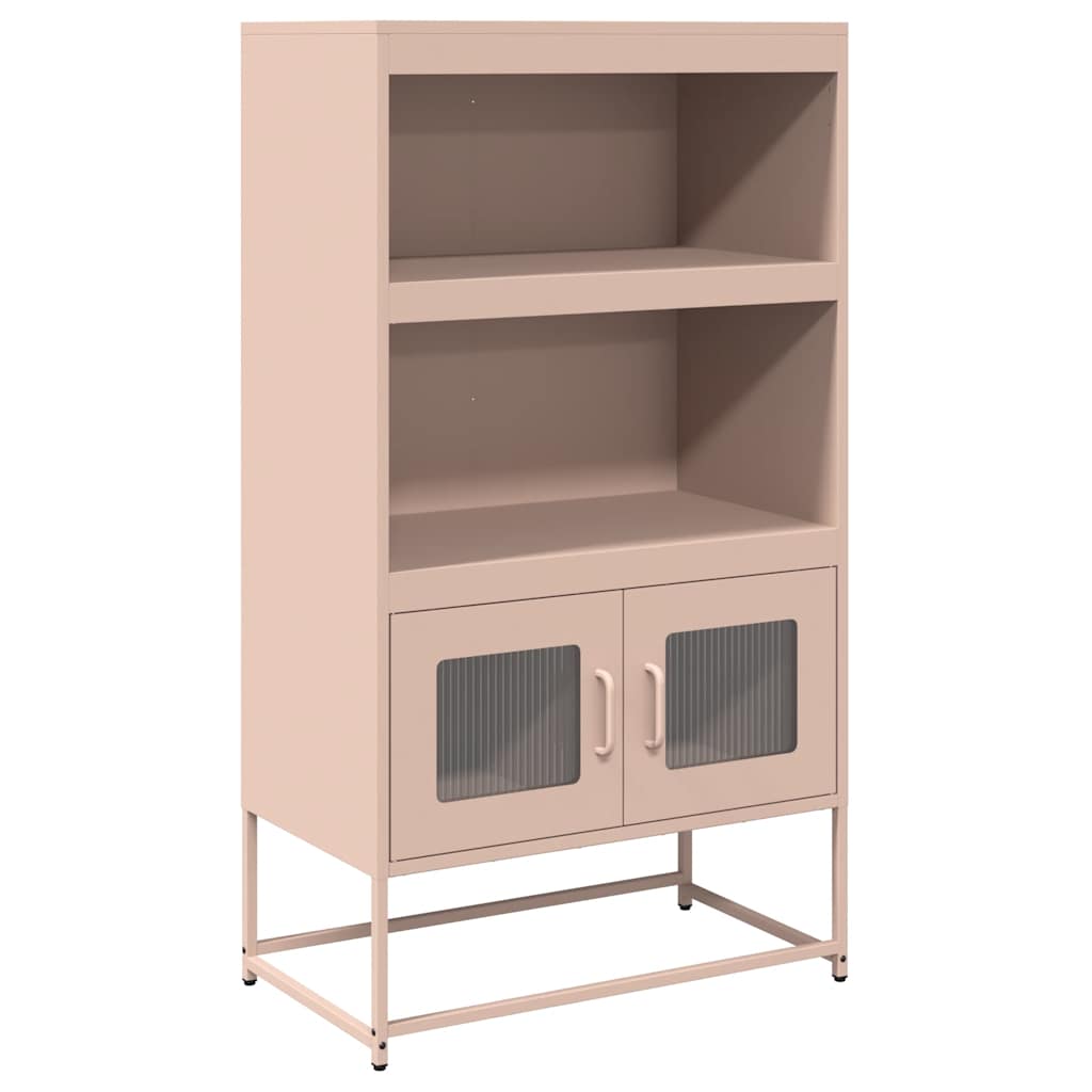 Skåp DIV. rosa 68x39x123 cm stål