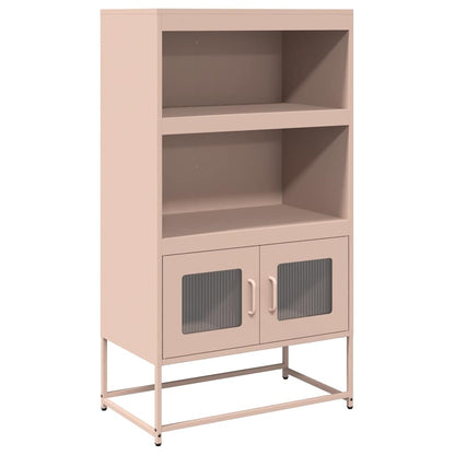 Skåp DIV. rosa 68x39x123 cm stål