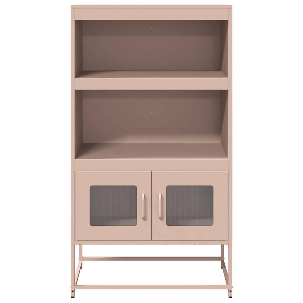 Skåp DIV. rosa 68x39x123 cm stål