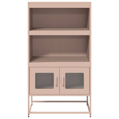 Skåp DIV. rosa 68x39x123 cm stål