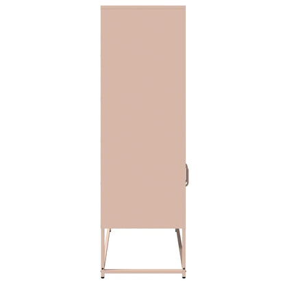 Skåp DIV. rosa 68x39x123 cm stål