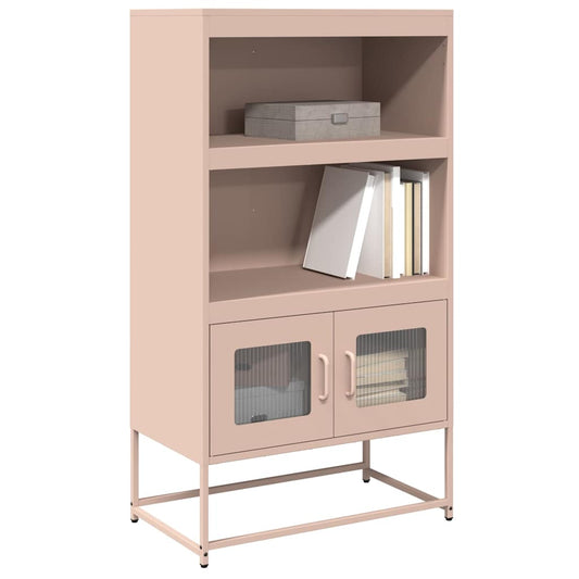 Skåp DIV. rosa 68x39x123 cm stål