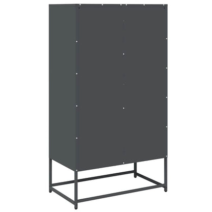 Skåp DIV. antracit 68x39x123 cm stål