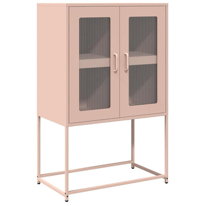 Skåp DIV. rosa 68x39x107 cm stål