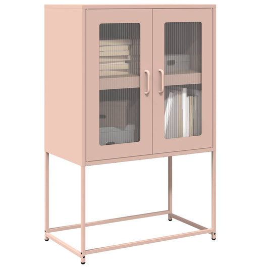 Skåp DIV. rosa 68x39x107 cm stål