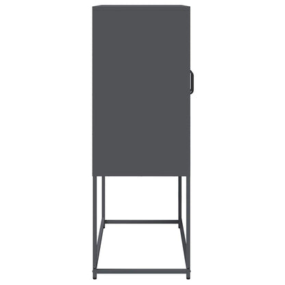 Skåp DIV. antracit 68x39x107 cm stål