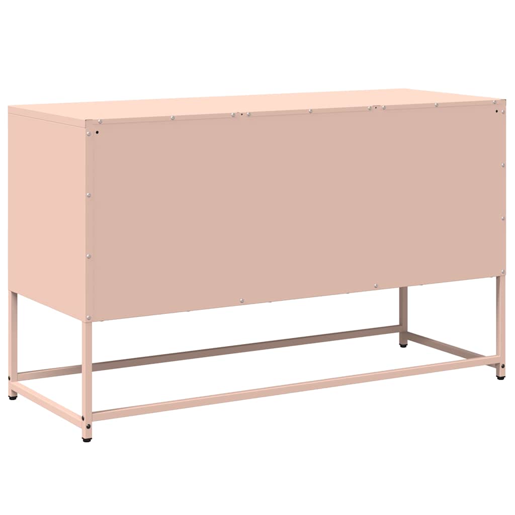 TV-Möbel DIV. TV-Skåp rosa 100,5x39x60,5 cm stål