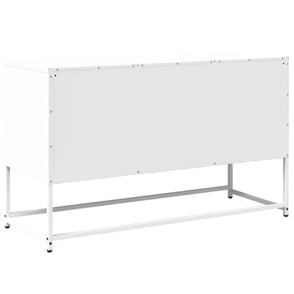 TV-Möbel DIV. TV-Skåp Vit 100,5x39x60,5 cm stål