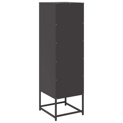Skåp DIV. Svart 36x39x123 cm kallvalsat stål