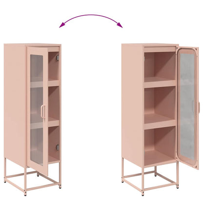 Skåp DIV. rosa 36x39x123 cm kallvalsat stål