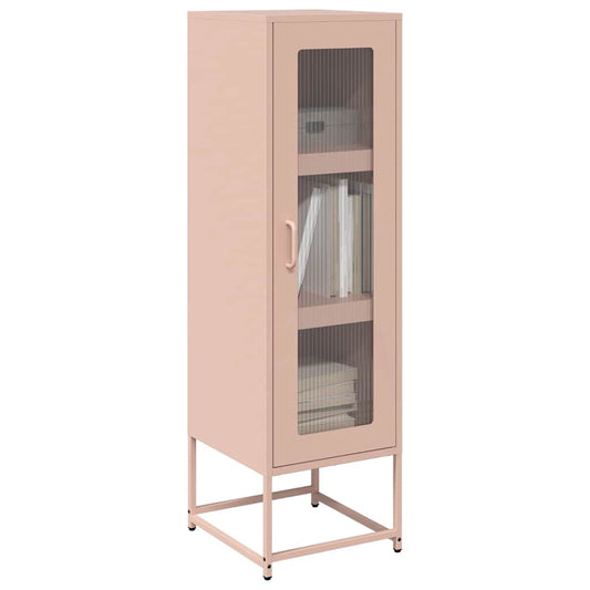 Skåp DIV. rosa 36x39x123 cm kallvalsat stål