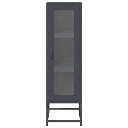 Skåp DIV. antracit 36x39x123 cm kallvalsat stål