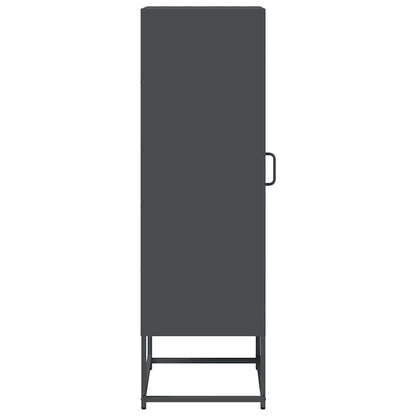 Skåp DIV. antracit 36x39x123 cm kallvalsat stål