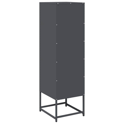 Skåp DIV. antracit 36x39x123 cm kallvalsat stål