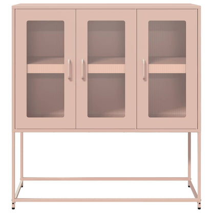 Skåp DIV. rosa 100,5x39x107 cm kallvalsat stål