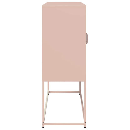 Skåp DIV. rosa 100,5x39x107 cm kallvalsat stål