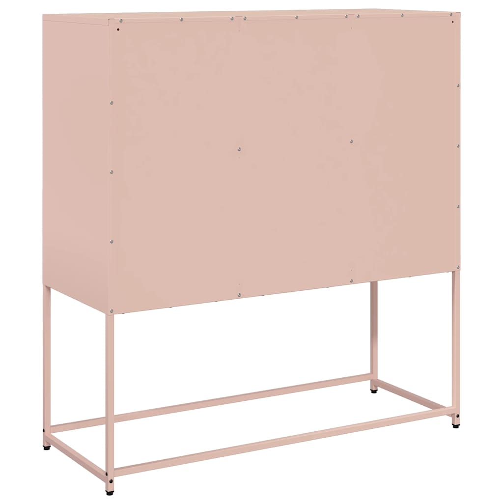Skåp DIV. rosa 100,5x39x107 cm kallvalsat stål