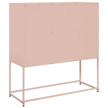 Skåp DIV. rosa 100,5x39x107 cm kallvalsat stål