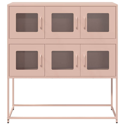 Skåp DIV. rosa 100,5x39x107 cm kallvalsat stål