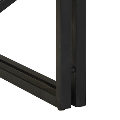 Soffbord Trä flerfärgat 100x100x35 cm massivt Trä återvunnet