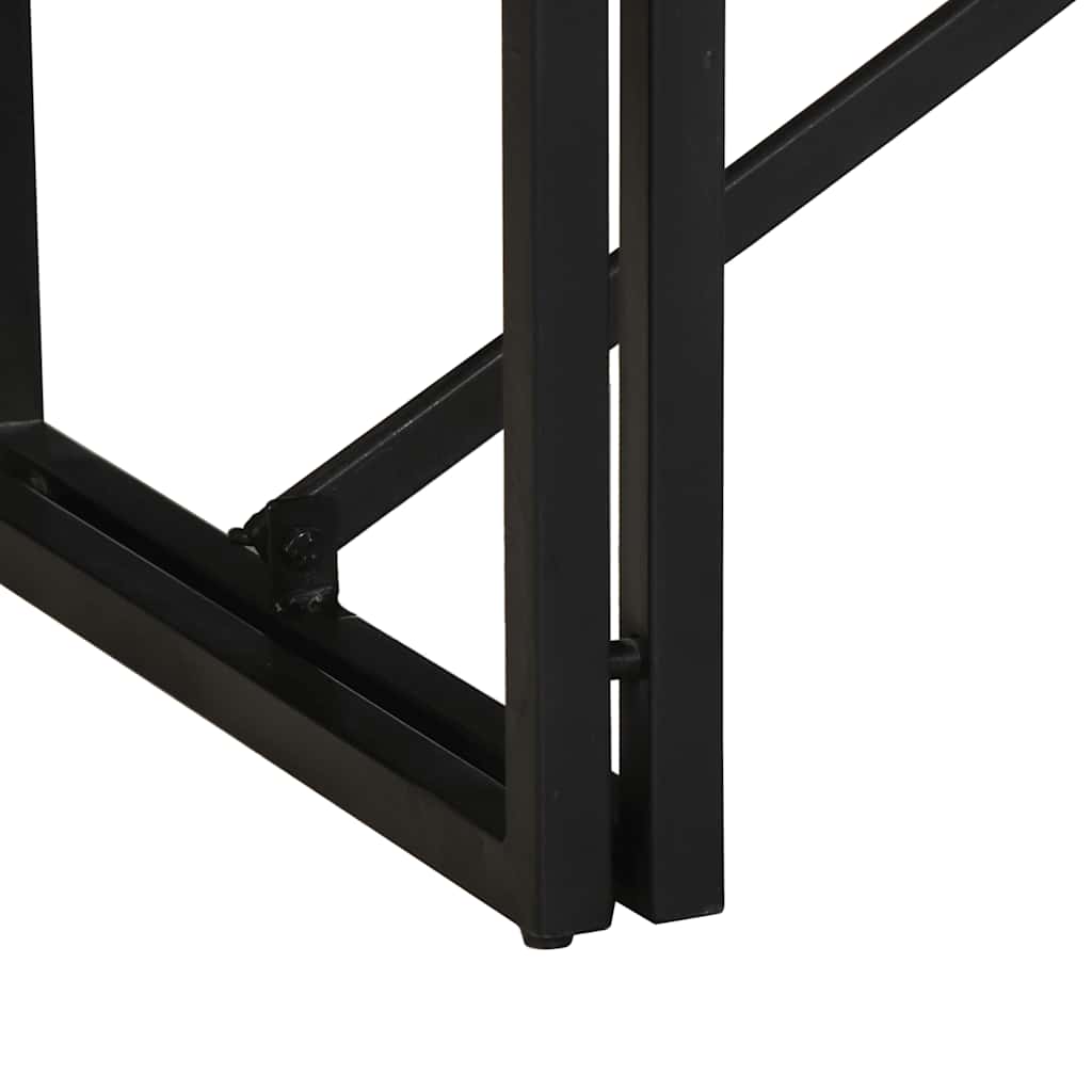 Soffbord Trä 80x40x35 cm massivt grovt Trä mango