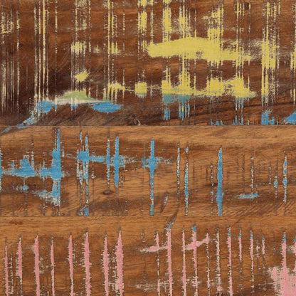 Soffbord Trä flerfärgat 90x50x38 cm massivt Trä återvunnet