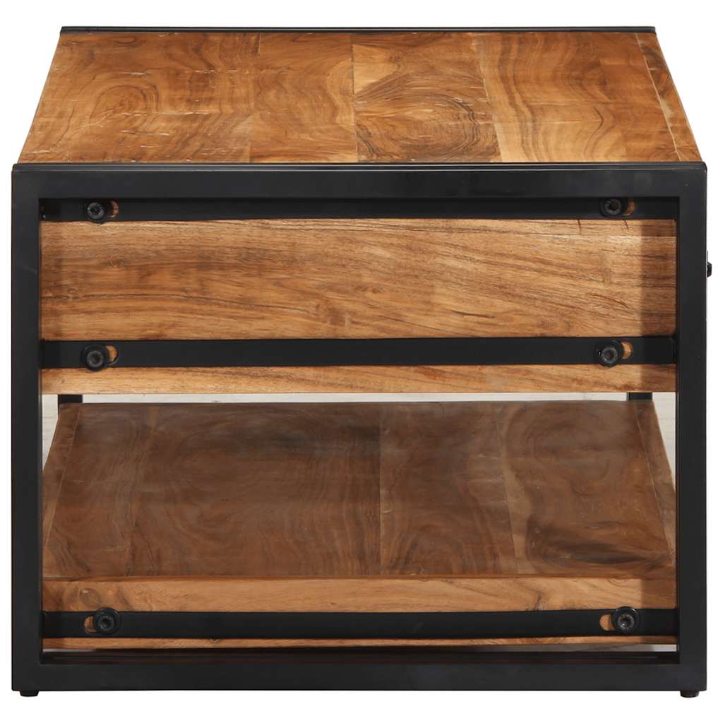 Soffbord Trä 90x50x38 cm massivt Trä akacia