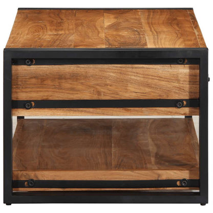 Soffbord Trä 90x50x38 cm massivt Trä akacia