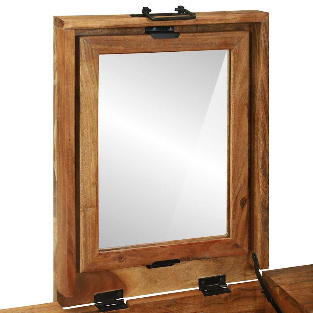 Sovrumsbordsbord Brun 90 x 50 x 75 cm Massivt akaciaträ