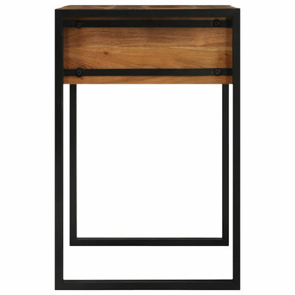 Sovrumsbordsbord Brun 90 x 50 x 75 cm Massivt akaciaträ