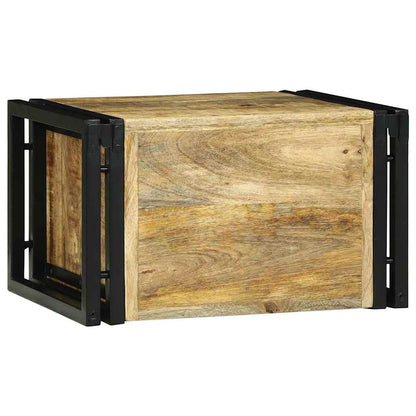 Vinställ Brun och svart 46 x 35 x 27.5 cm Massivt Mangoträ