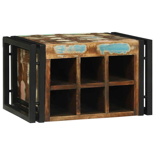 Vinställ 46 x 35 x 27.5 cm Massivt återvunnet trä