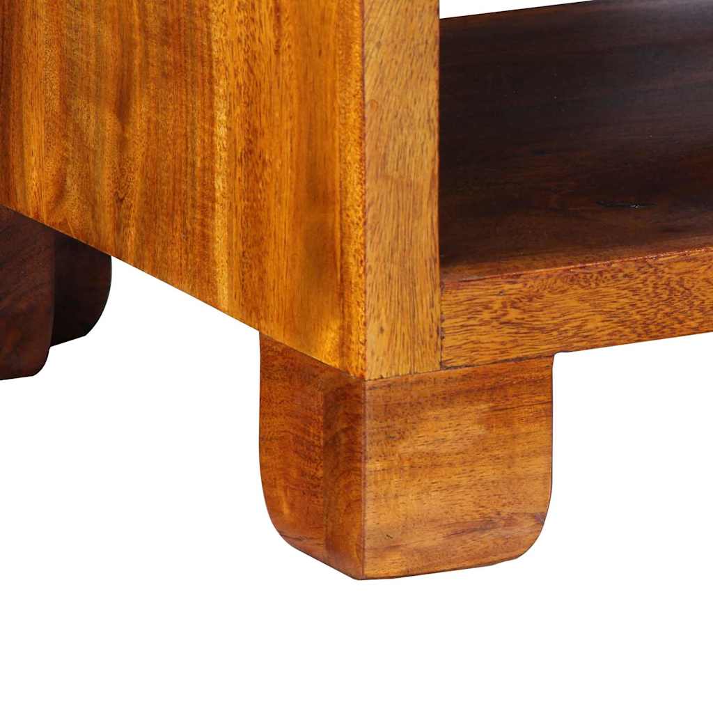 Sidobord Trä Flerfärgsdesign 40 x 35 x 45 cm massivt akacia