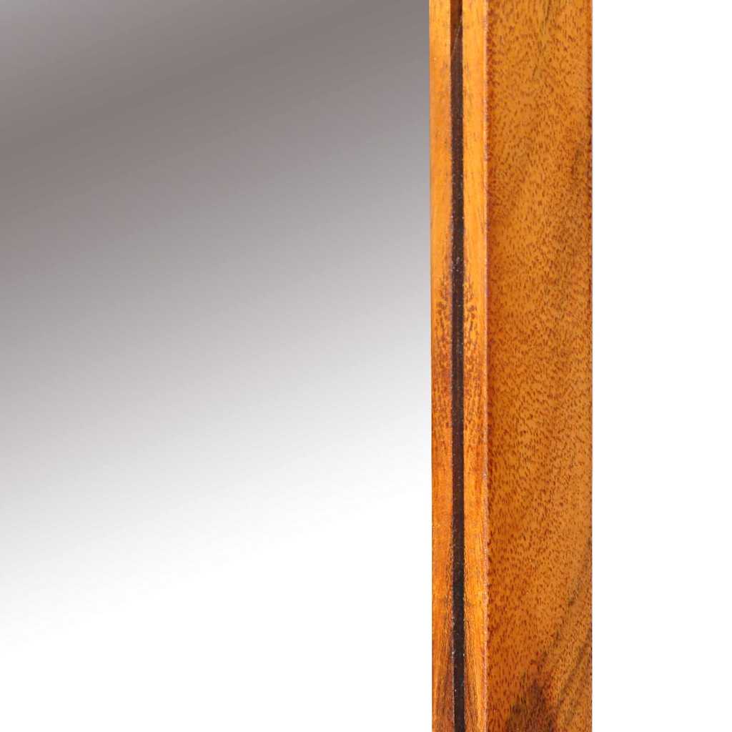 Smyckebord med låda Brun 90 x 45 x 75 cm Massivt akaciaträ