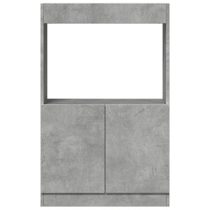 Skåp Betonggrå 63x33x100 cm