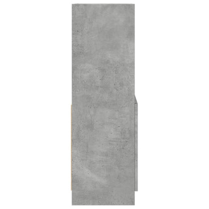 Skåp Betonggrå 63x33x100 cm