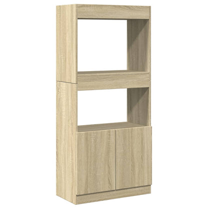 Skåp Sonoma Ek 63x33x140 cm