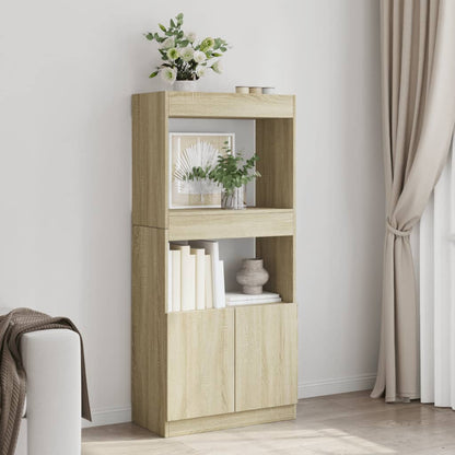 Skåp Sonoma Ek 63x33x140 cm