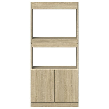 Skåp Sonoma Ek 63x33x140 cm