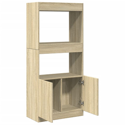 Skåp Sonoma Ek 63x33x140 cm