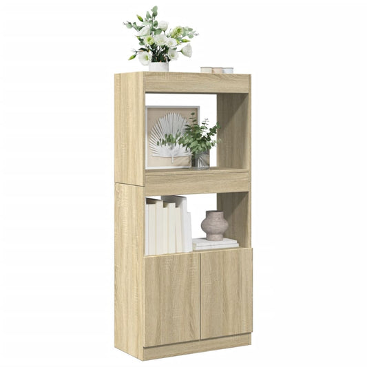 Skåp Sonoma Ek 63x33x140 cm